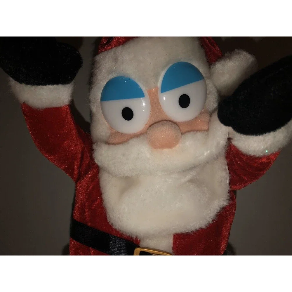 Gemmy Santa Claus Animated Dancing 13” Plush Christmas Cha Cha Slide SEE VIDEO